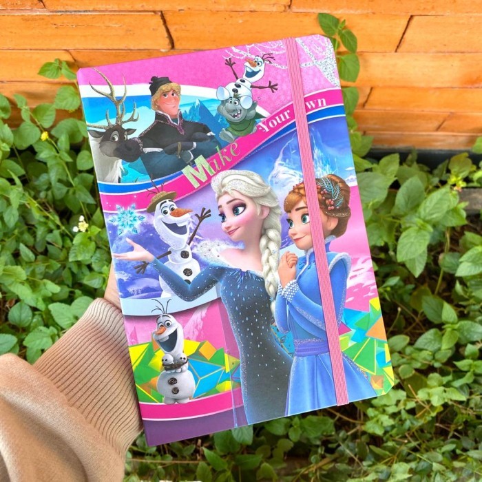 

Notebook Frozen Tali Buku Tulis A5 Diary Princess 100 Lembar A5-05