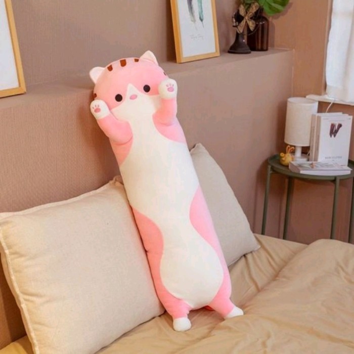 Bantal Guling Kucing Panjang / Guling Boneka Kucing