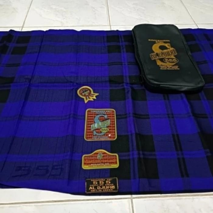 Sarung Aljufri Sutera Motif Bhs Jadul Kotak Sutra Original Bukan Afkir Terbaru 100 % Original