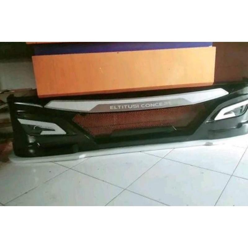 Bemper L300  Bahan Plat. Model Lampu Patriot