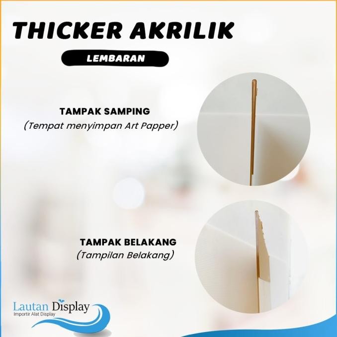 

Kertas Office Akrilik Poster 2mm Akrilik Lipat Atas Bawah Untuk Stand Tripod Banner ORIGINAL BEST QUALITY