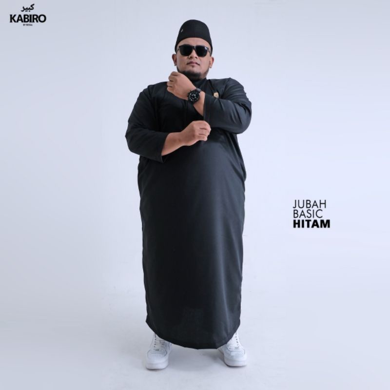 Gamis Jubah Basic Jumbo Kabiro Bigsize 4XL 5XL 6XL Gamis Jubah Dewasa Big Size Jubah