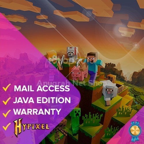 Minecraft Java Edition Hypixel PC Original FULL ACCESS PREMIUM ONLINE