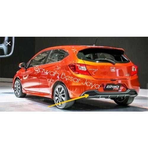 Jual Body Kit Diffuser Difuser - Spoiler Cover Hitam Bumper Bemper Belakang Honda All New Brio Satya