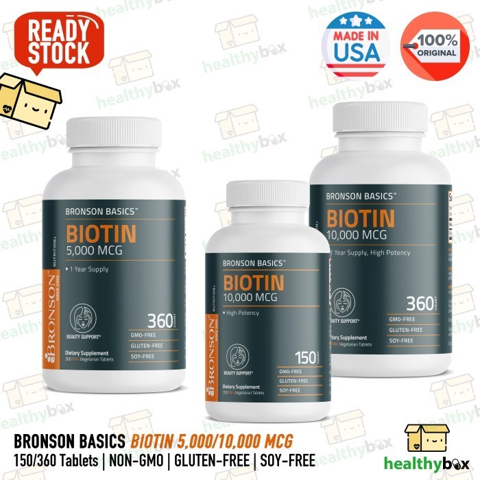 BRONSON Biotin 5000MCG / 10000MCG BASICS