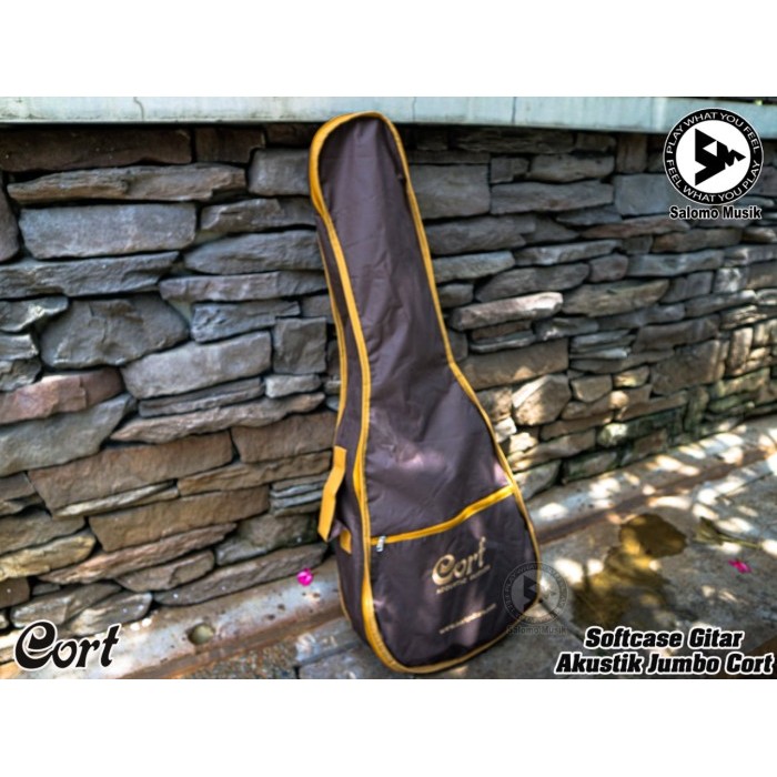 Softcase Gitar Akustik Jumbo Cort Original
