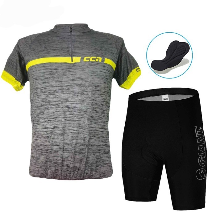 Jersey Sepeda Dan Celana Sepeda Set Polos Ccn Roadbike Import Unisex