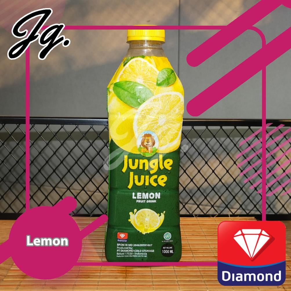 

JUNGLE JUICE 1 LITER LEMON | JUS BUAH LEMON 1L