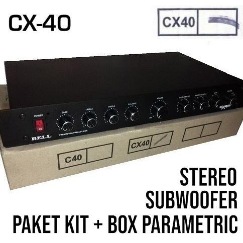 Silahkan Order] Tone Control Parametrik BELL. Original Produk Kualitas bagus Pre amp CX-40 CX 40