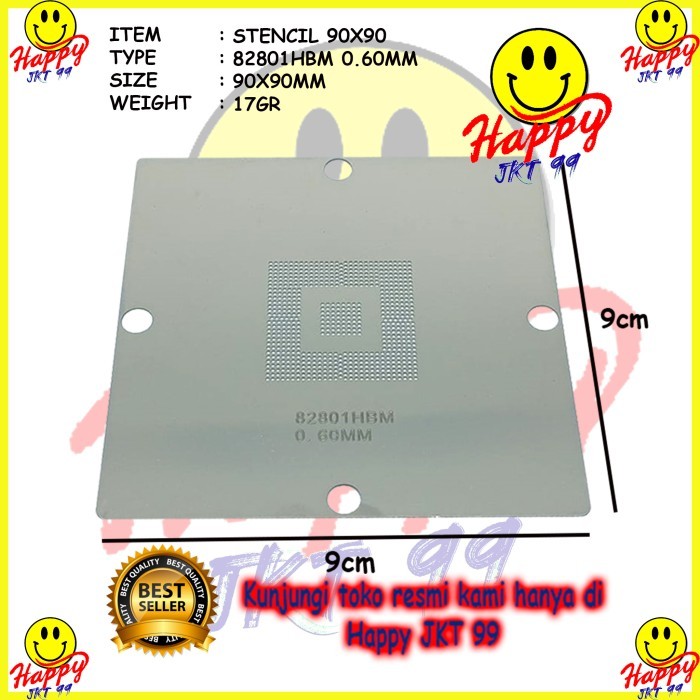 

TERBARU! STENCIL 90X90 82801HBM 82801 HBM