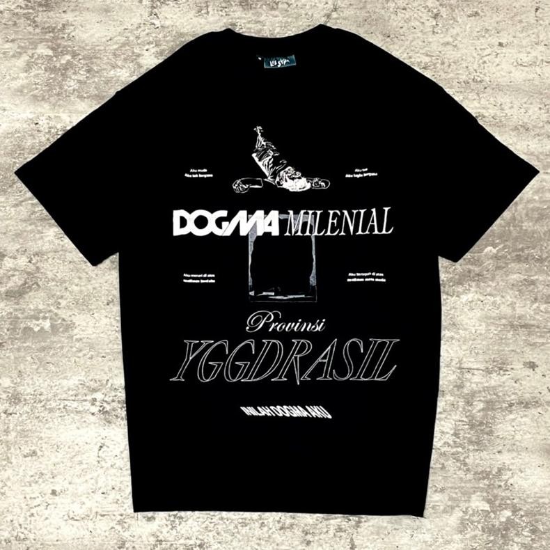 Terbaru Kaos CodBapak. Dogma Millenial Provinsi Yggdrasil Tshirt Black Original Merchandise Oke T Sh