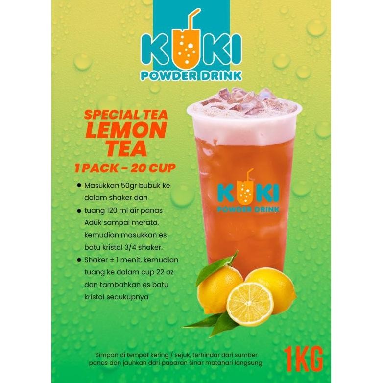 

LEMON TEA Termurah 1gr BUBUK MINUMAN PUM