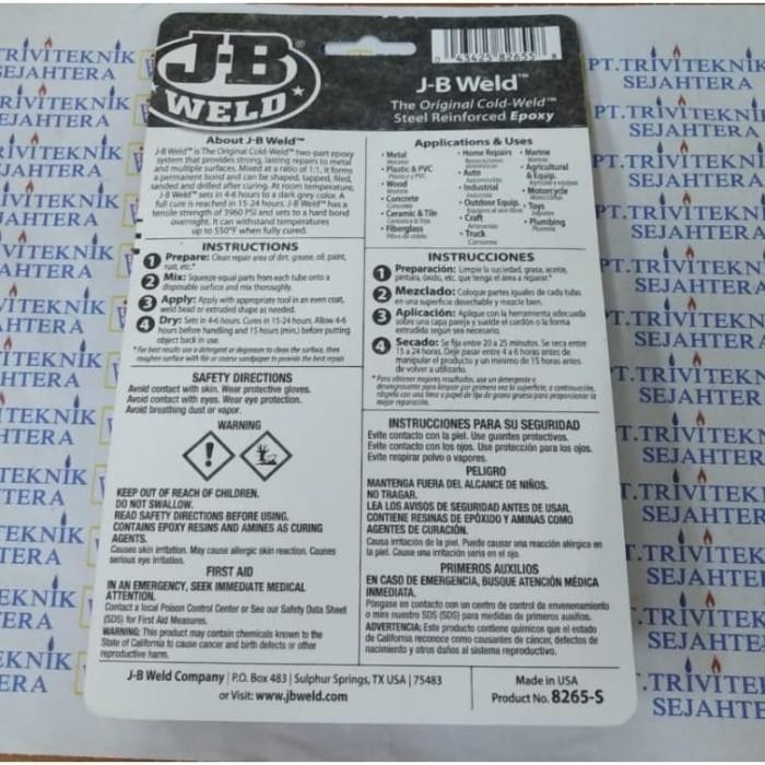 Lem Epoxy Tahan Panas Jb Weld