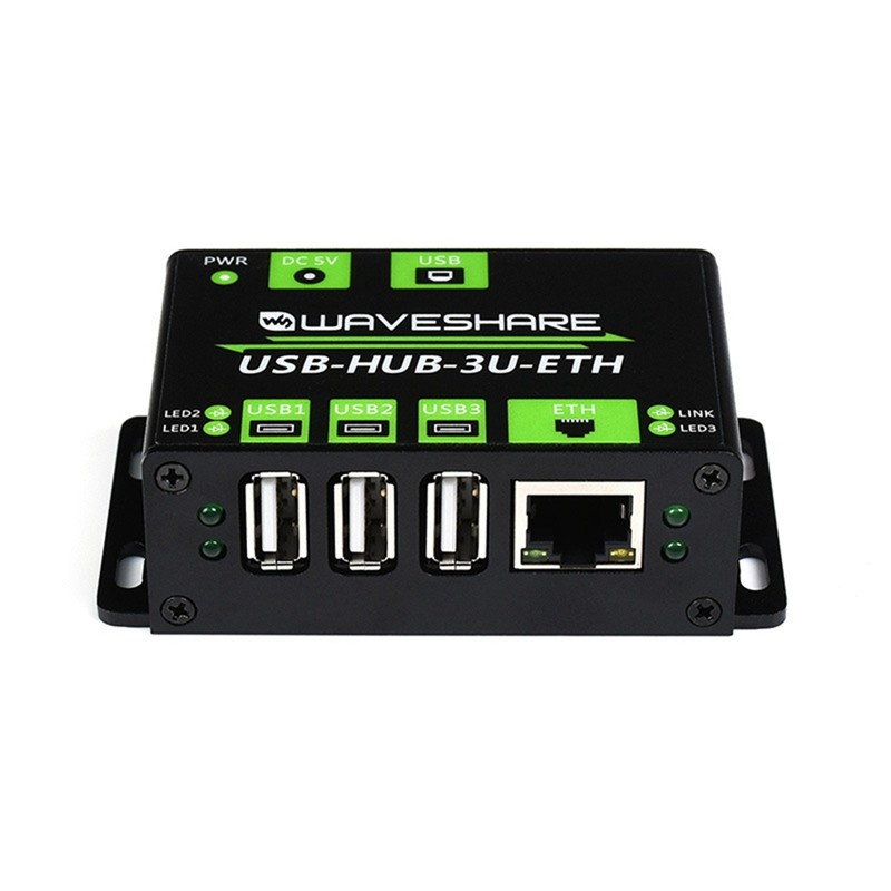 Waveshare USB-HUB-3U-ETH Industrial Grade HUB 3XUSB 2.0