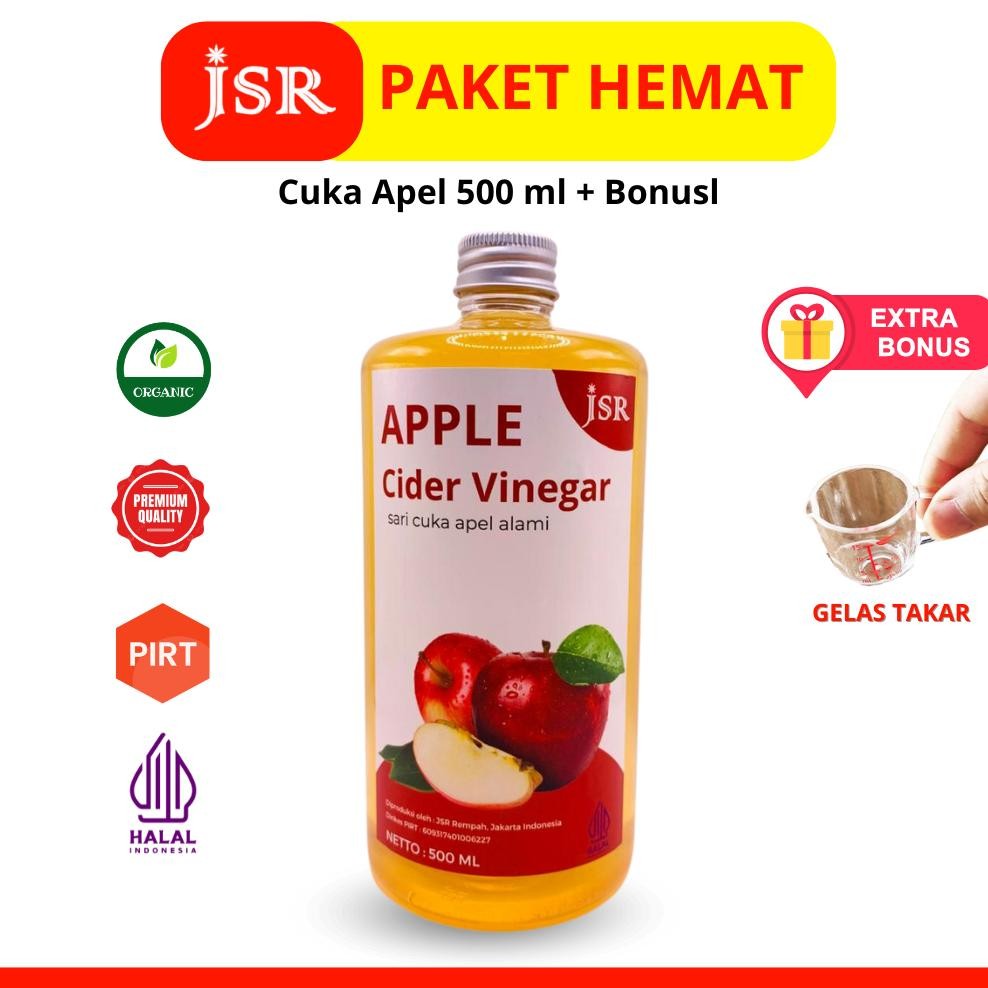 

Cuka Apel / Vinegar/Cuka Sari Apel JSR ml