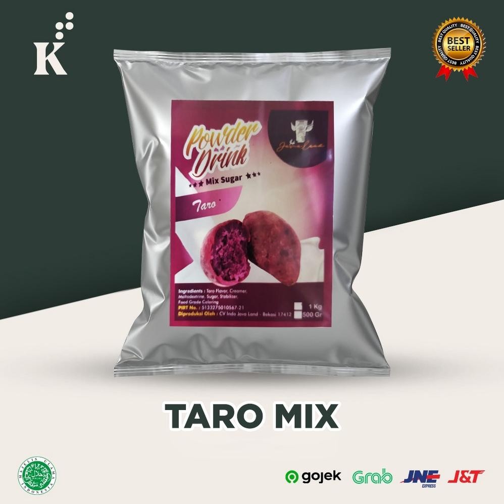 

Bubuk Minuman Bubble Drink Powder Rasa Taro Mix Sugar 1 KG