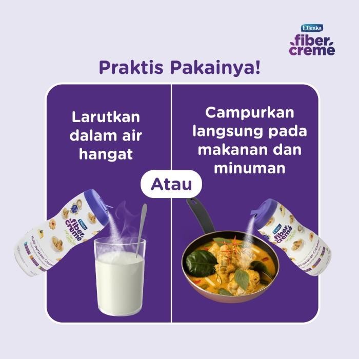 

Fibercreme 1000Gr Free Lunch Box Terlaris 100 % Original