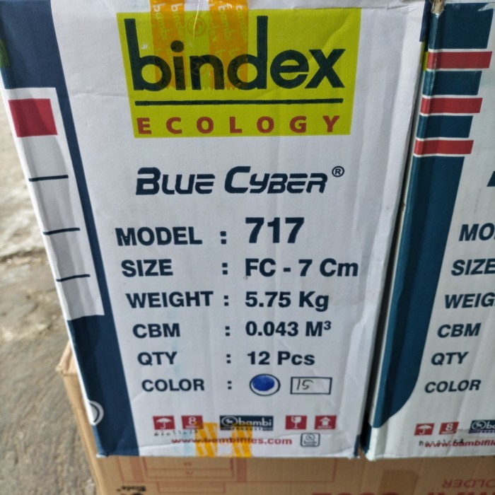 

ODNER BINDEX FOLIO 717 HITAM HARGA SATU DUS ISI 12