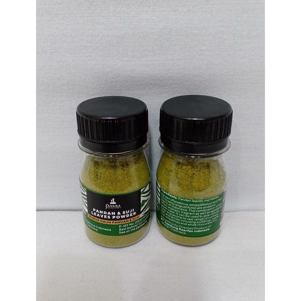 

Javara - Bubuk Daun Pandan & Suji (Pandan & Suji Leaves Powder) - 15 g