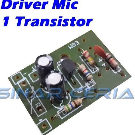 Ready oke] Kit Pre Amp Mic / Driver Mic 1 Transistor Penguat Sinyal Microphone