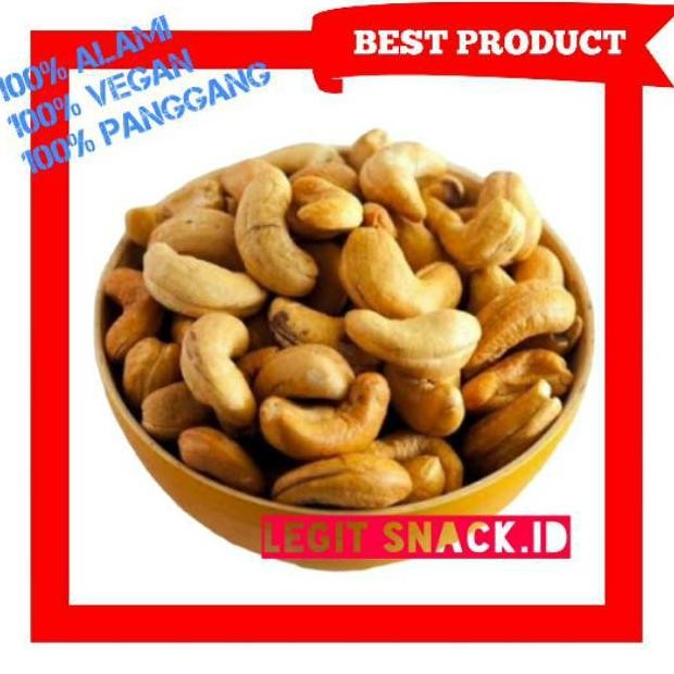 

Kacang Mede Tawar Oven / Mete Panggang Plain Roasted Cashew 200 Gram