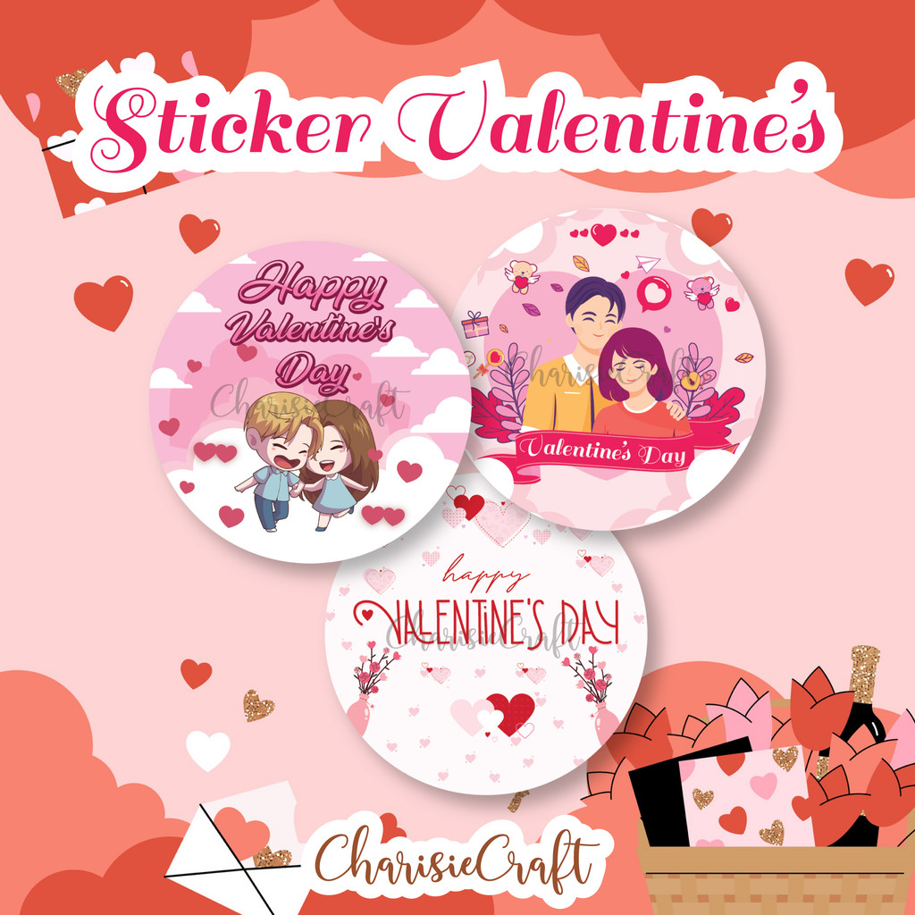 

Stiker Valentine/Sticker Valentine/Valentine's Sticker/Label Valentine/Valentine Label/Sticker Valentine's Day