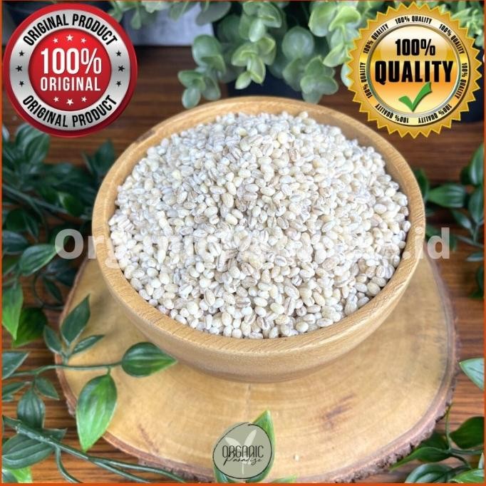

Natural Pearl Barley / Biji Jali Jali 1 Kg