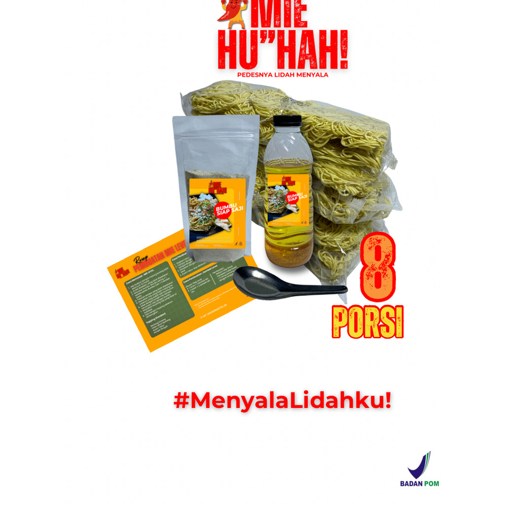 

8 Porsi Mie Level Pedas HUHAH Gacoan Instan | Wizzmie | Gacoan | Mie Newmind | Mie Level Pedas