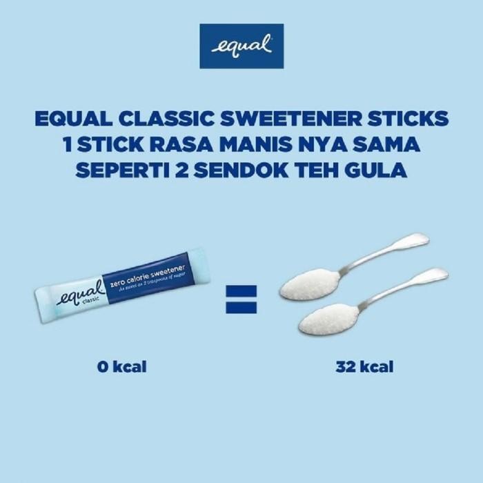 

Pemanis Diet Equal Classic 100'S Sweetener Bebas Kalori Terlaris 100 % Original