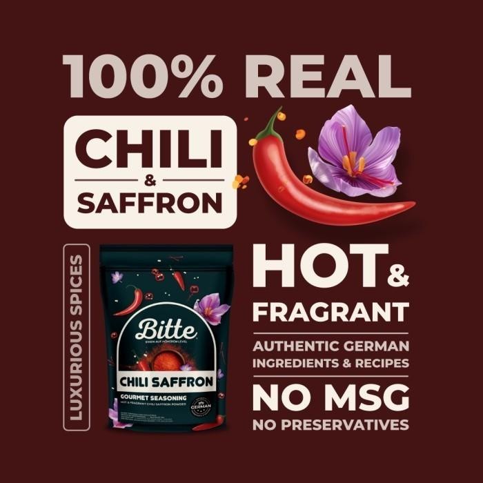 

Bundle 12 Chili Saffron Seasoning / Sambal Tabur Cabai Saffron - Bitte Termurah 100 % Original