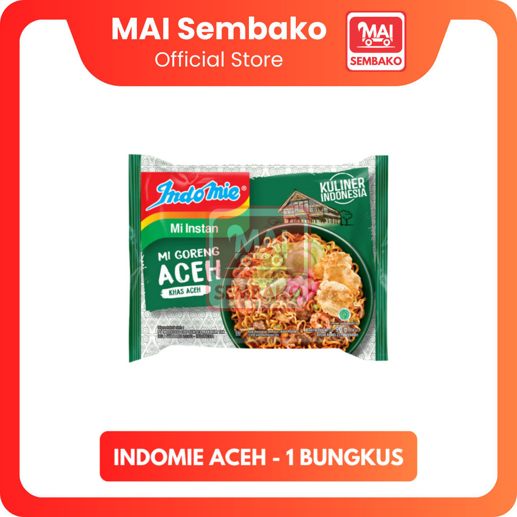 

Indomie Aceh 1 Bungkus - Mie Instan Indomie Goreng Aceh Khas Aceh