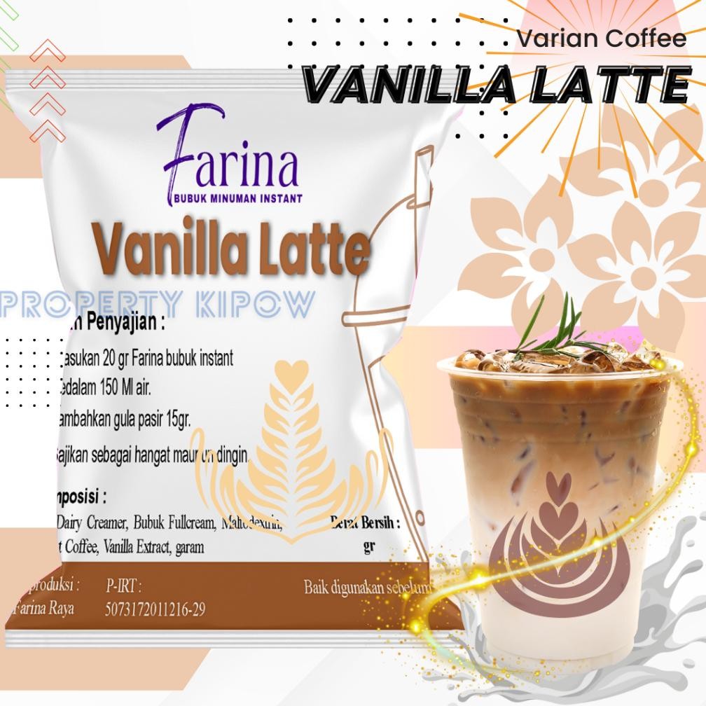 

FARINA Bubuk Minuman Vanilla e - Bubuk Minuman Vanilla e 1kg Plain