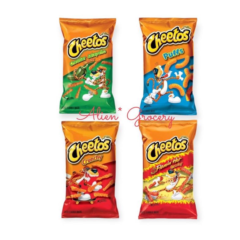 

PROMO!!! CHEETOS Cheddar Jalapeno Crunchy Flamin Hot Puff Snack 8oz 9oz ED 2025