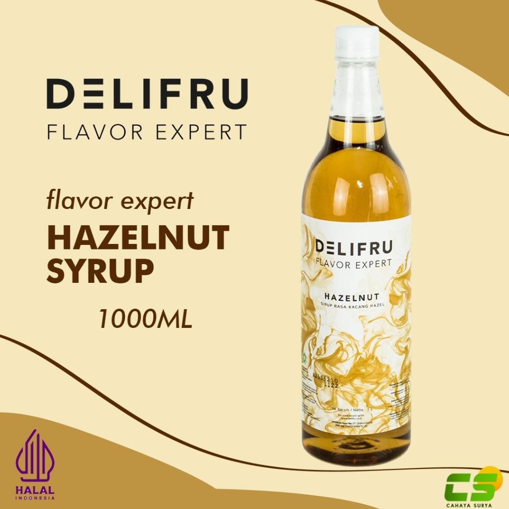 

Delifru Syrup/Sirup - Hazelnut Syrup 1 ml