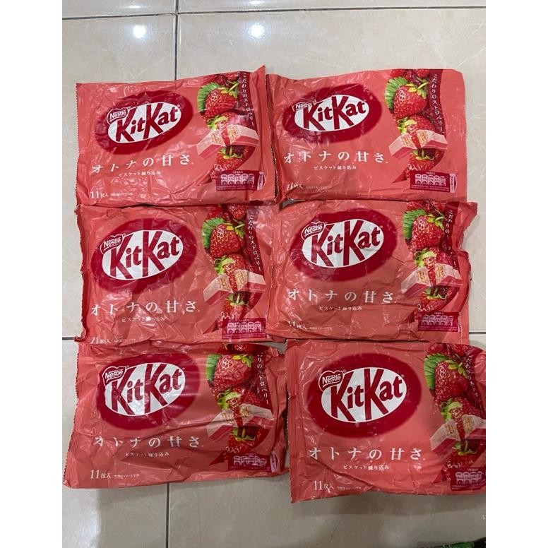 

Nestle Kitkat Mini Bar Coklat Jepang Matcha Strawberry Original Japan