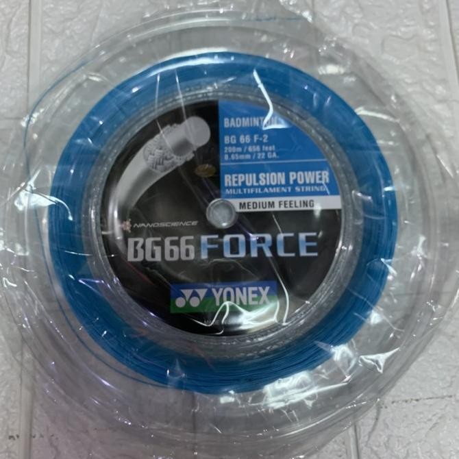 SENAR RAKET BADMINTON YONEX BG 66 FORCE ROLL ORIGINAL [terbaik]