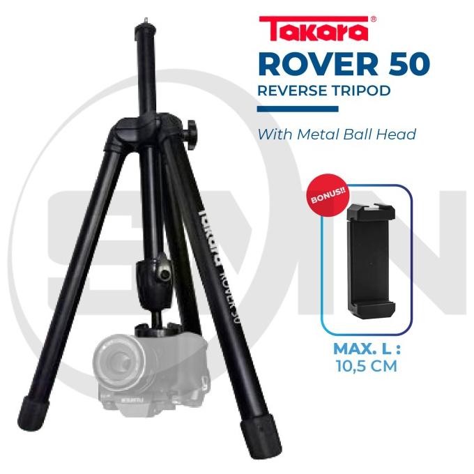 Tripod Takara Rover 50 Travel Tripod With Ballhead Kamera Holder Hp Original Dan Terpercaya