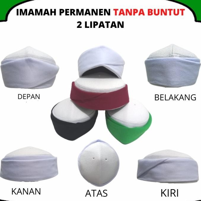 IMAMAH PERMANEN TANPA BUNTUT 2 LIPATAN