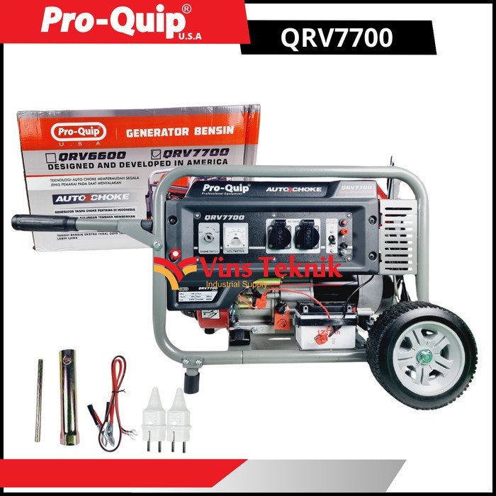 Mesin Genset Bensin 4000Watt Generator Qrv 7700 Proquip Qrv7700