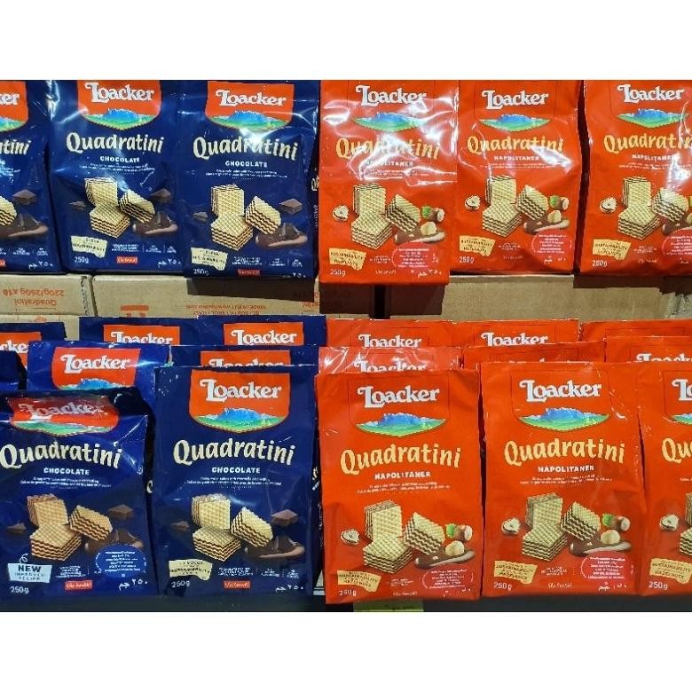 

Loacker Quadratini 250gr