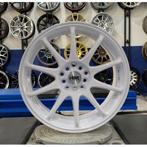 Pelek Velg Mobil Racing Hsr Ring 17 Warna Putih Untuk Hrv Innova Xpander Hsr Indy R17 Pcd 5X100 5X11