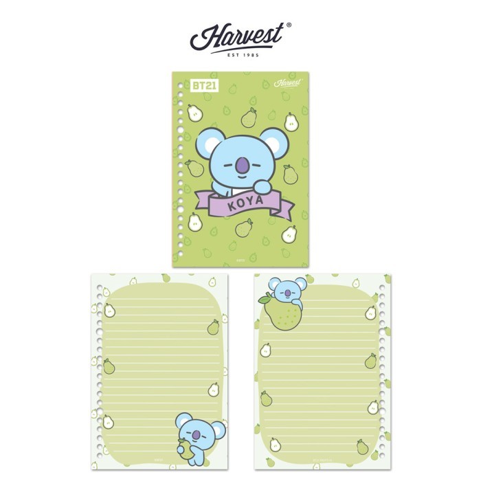 

Harvest BT21 Kertas Binder / Loose Leaf Sweet Fruits - KOYA