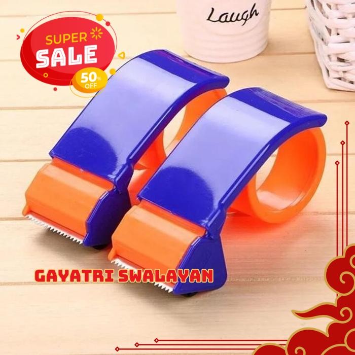 

ALAT POTONG LAKBAN TAPE DISPENSER TAPE CUTTER ALAT POTONG LAKBAN BESAR 48MM 2 INCH 2" BARU!!!