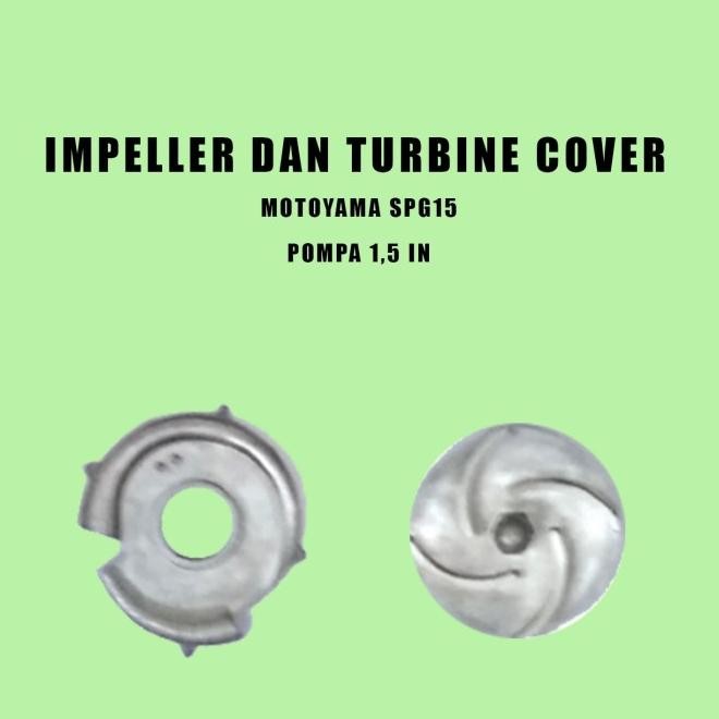 Impeller Dan Turbine Cover Alkon Spg15 Motoyama