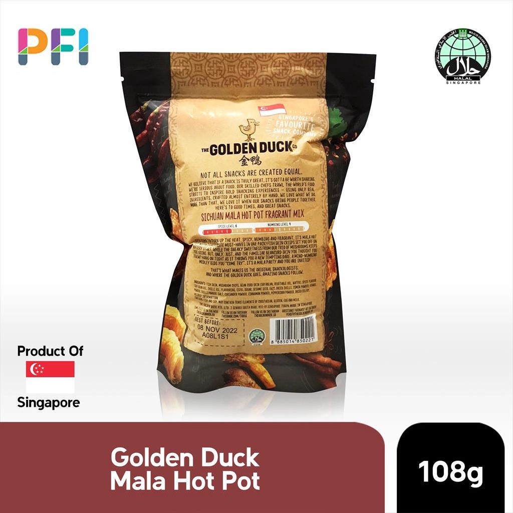 

The Golden Duck Sichuan Mala Hot Pot Fragnant Mix 108gr