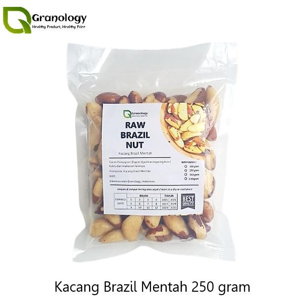 

(RAW) Kacang Brazil Mentah / Raw Brazillian Nut - 250 gram