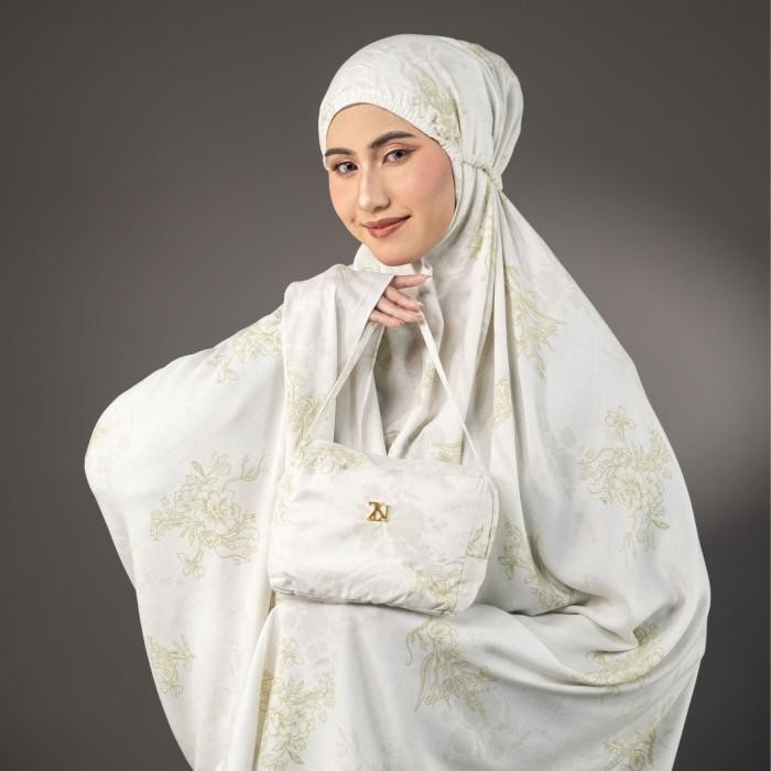 Zianisa - Mukena Dewasa Rayon Allover Dharina Series Terbaru 100 % Original