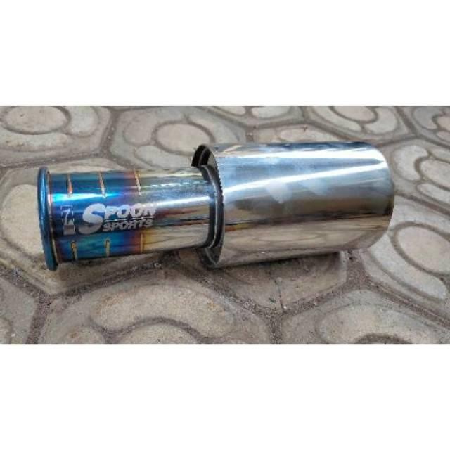 Knalpot Mobil Spoon Bass Bulat