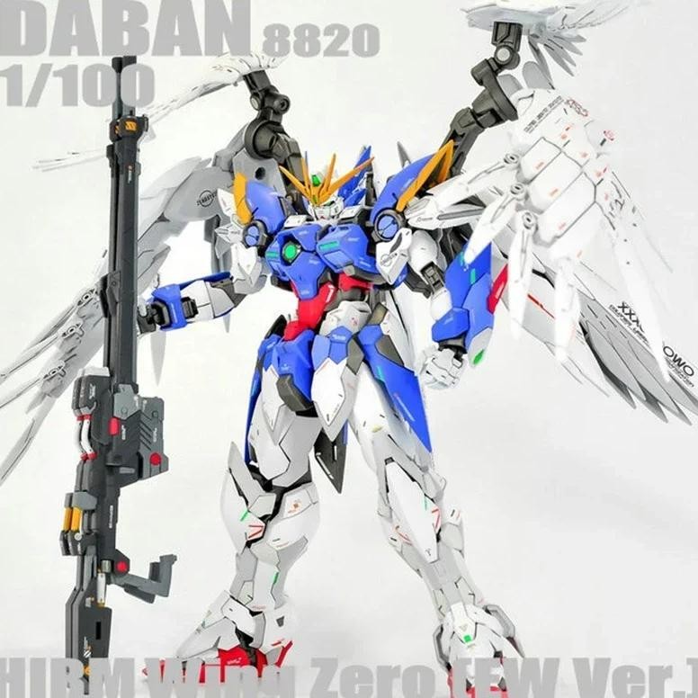 Daban 8820 Mg 1/100 Hirm Wing Zero Ew Action Figure Assemble Model Toys Anime Mobile Suit Model With