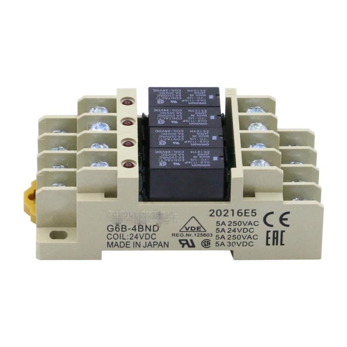 G6D/G6B Original Terminal Relay Bank G6B-4BND G6B-47BND G6B-4CB G6B-48BND G6D-F4B G6D Terminal Relay